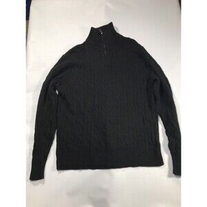 J Crew 1/4 Zip Sweater Wool Angora Rabbit Hair Blend Womens Size Large